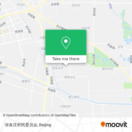 张各庄村民委员会 map