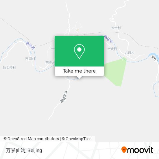 万景仙沟 map