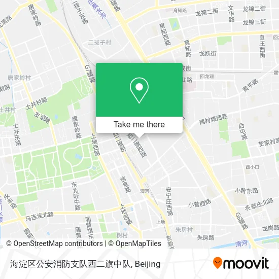 海淀区公安消防支队西二旗中队 map