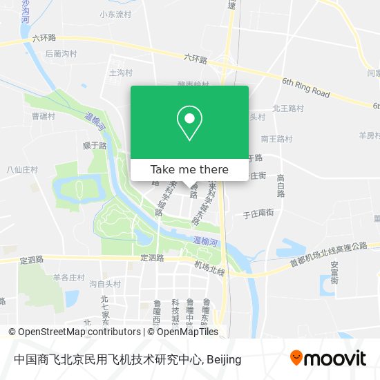 中国商飞北京民用飞机技术研究中心 map