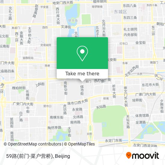 59路(前门-菜户营桥) map
