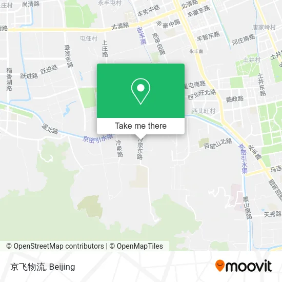 京飞物流 map