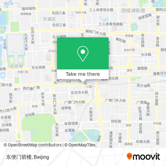 东便门箭楼 map