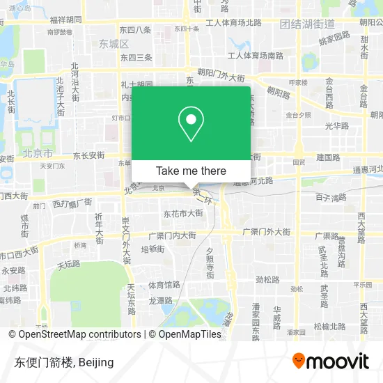 东便门箭楼 map