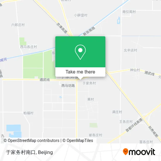 于家务村南口 map