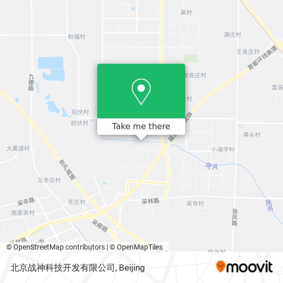 北京战神科技开发有限公司 map