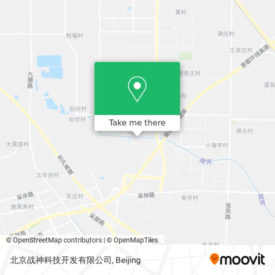 北京战神科技开发有限公司 map