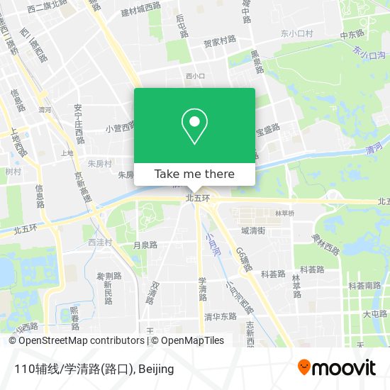 110辅线/学清路(路口) map