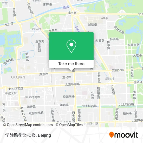 学院路街道-D楼 map