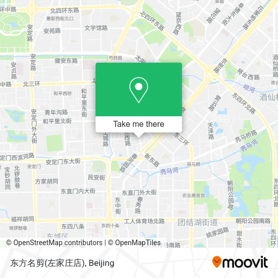 东方名剪(左家庄店) map