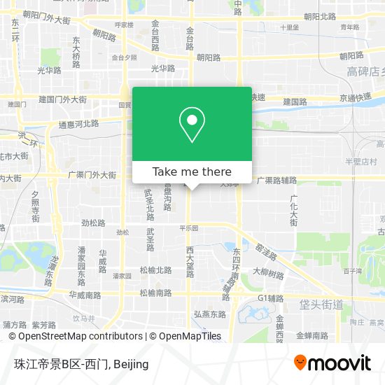 珠江帝景B区-西门 map