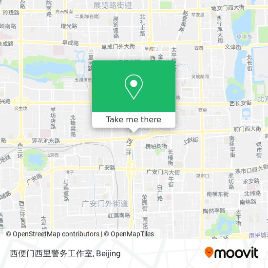 西便门西里警务工作室 map