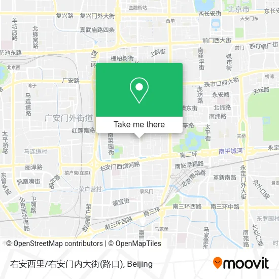 右安西里/右安门内大街(路口) map