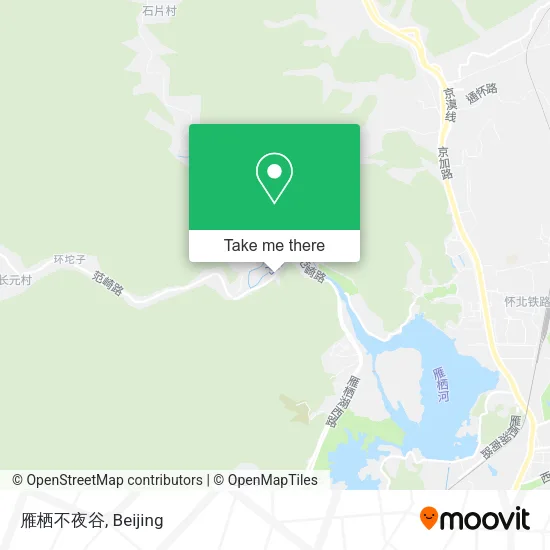 雁栖不夜谷 map