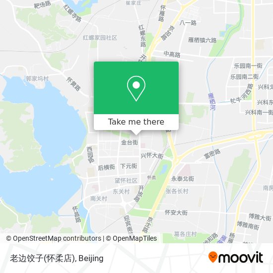 老边饺子(怀柔店) map