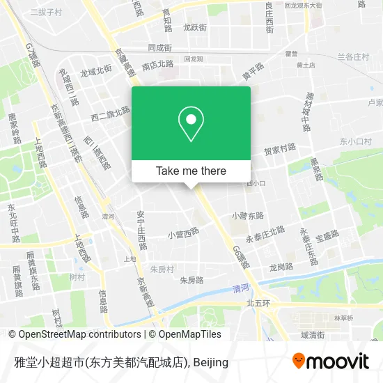 雅堂小超超市(东方美都汽配城店) map