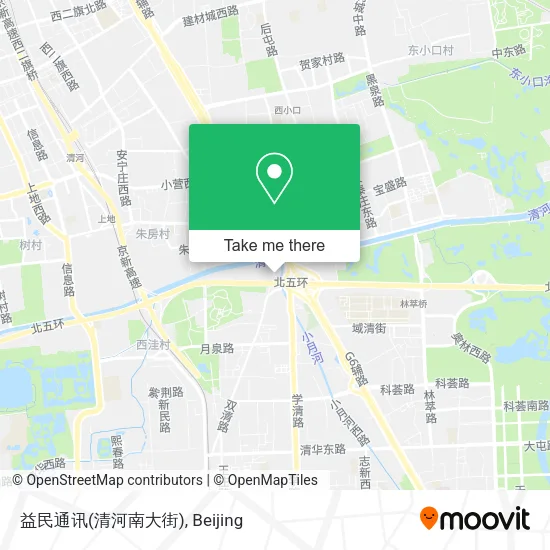 益民通讯(清河南大街) map