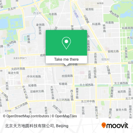 北京天方地圆科技有限公司 map
