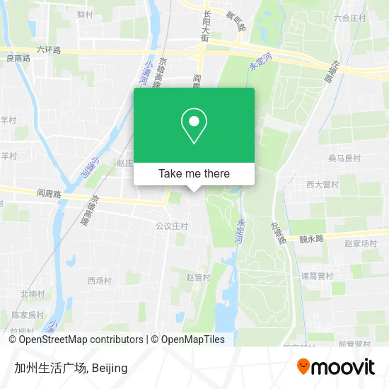 加州生活广场 map
