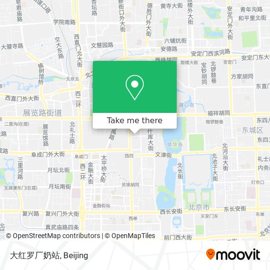 大红罗厂奶站 map