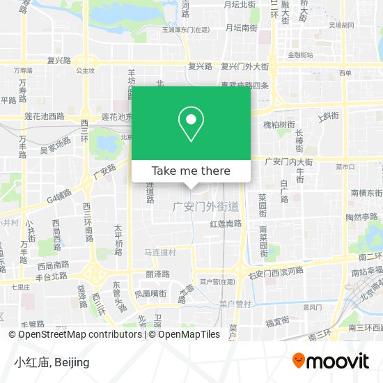 小红庙 map