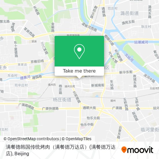 满餐德韩国传统烤肉（满餐德万达店） map