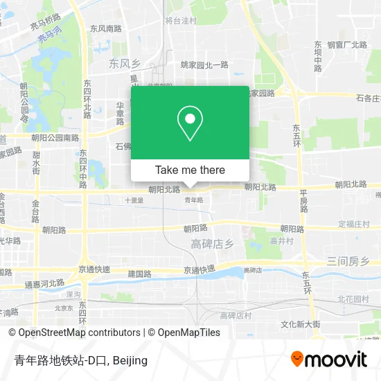 青年路地铁站-D口 map