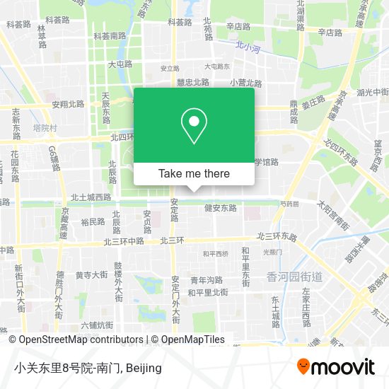 小关东里8号院-南门 map