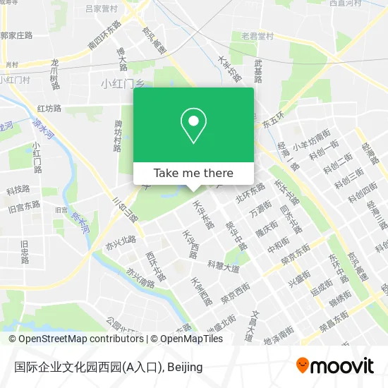 国际企业文化园西园(A入口) map