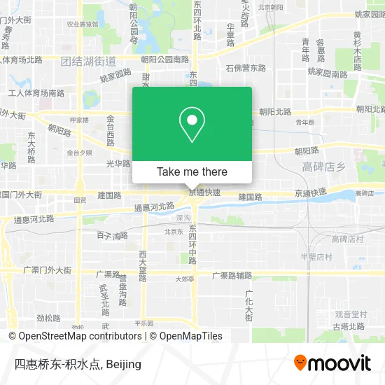 四惠桥东-积水点 map