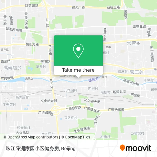 珠江绿洲家园小区健身房 map
