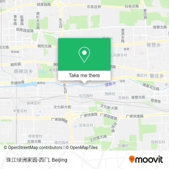 珠江绿洲家园-西门 map