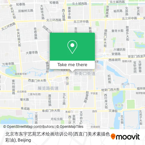 北京市东宇艺苑艺术绘画培训公司(西直门美术素描色彩油) map