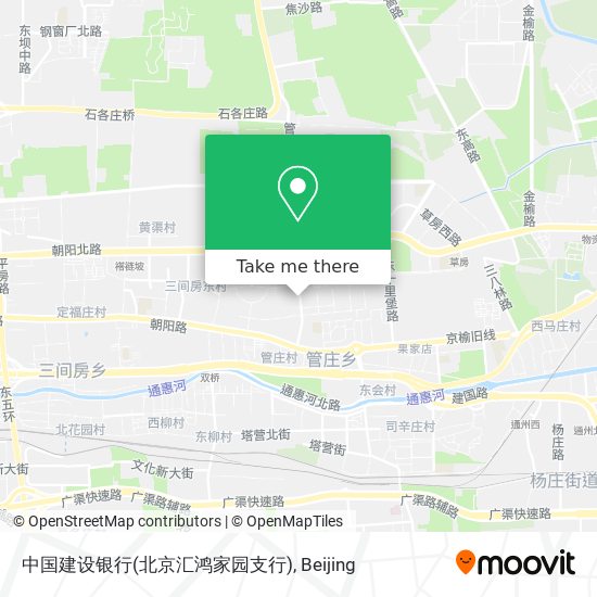 中国建设银行(北京汇鸿家园支行) map