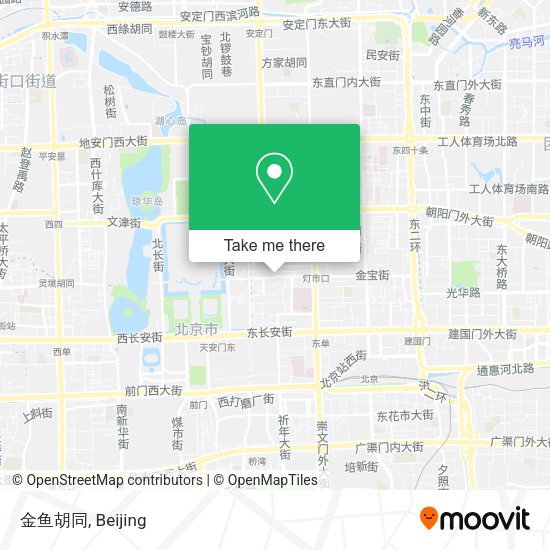 金鱼胡同 map