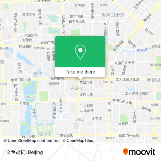 金鱼胡同 map