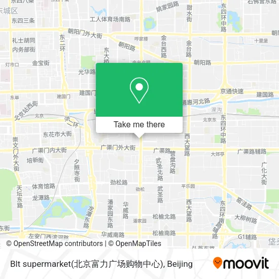 Blt supermarket(北京富力广场购物中心) map