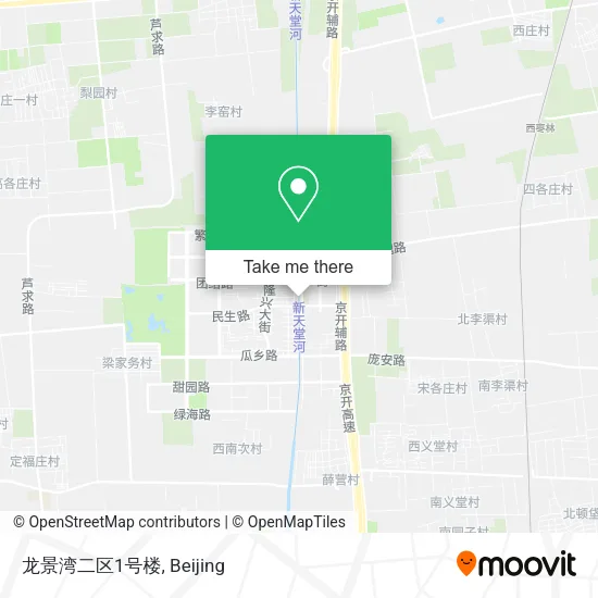 龙景湾二区1号楼 map