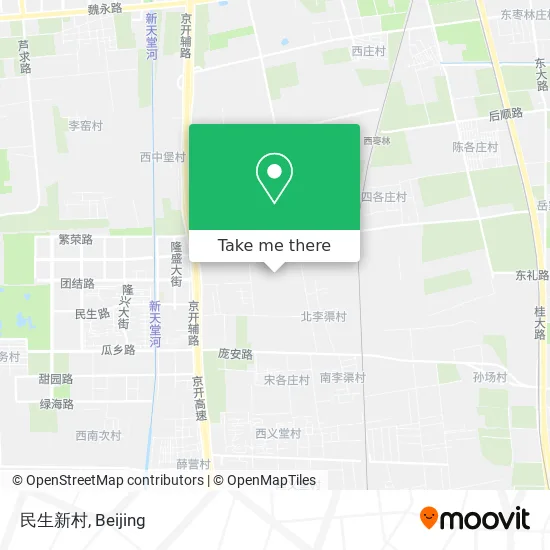 民生新村 map
