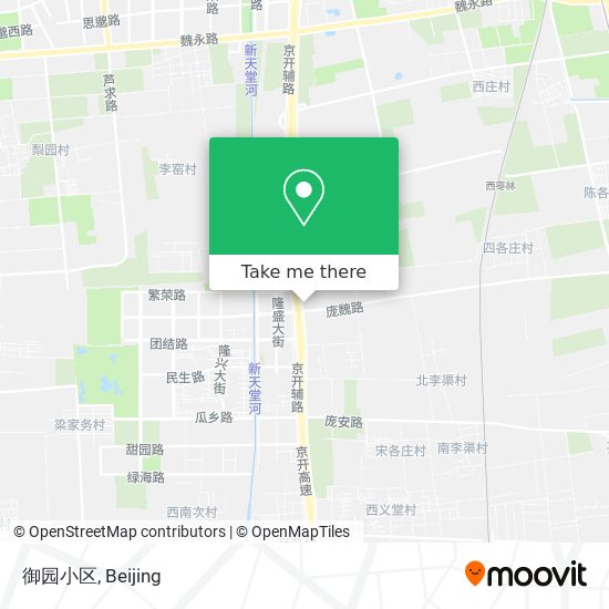 御园小区 map