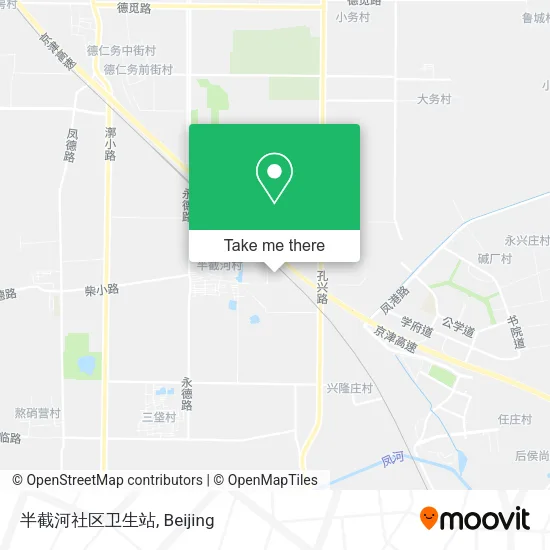 半截河社区卫生站 map