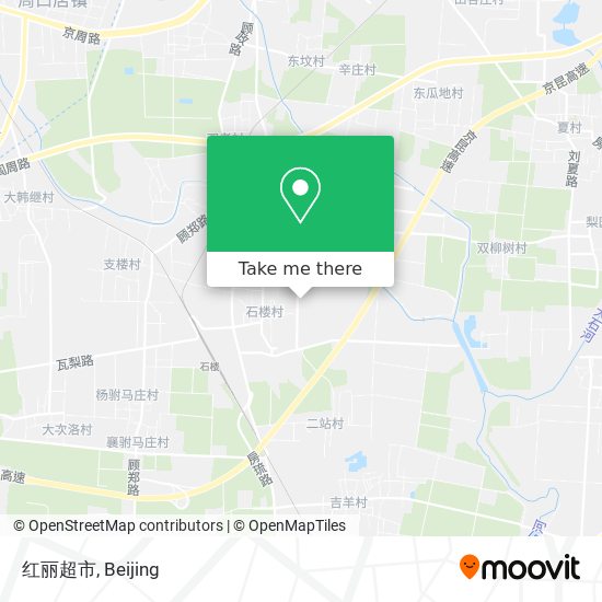 红丽超市 map