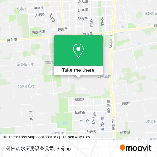 科依诺尔厨房设备公司 map