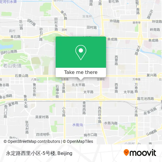 永定路西里小区-5号楼 map