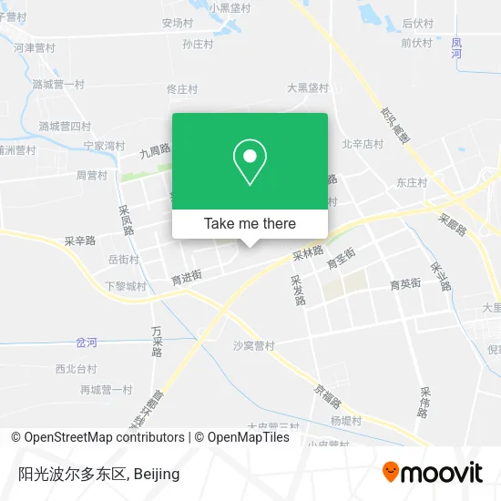 阳光波尔多东区 map