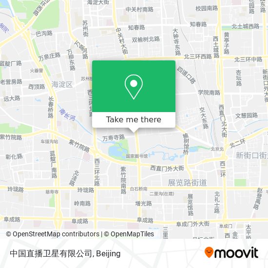 中国直播卫星有限公司 map