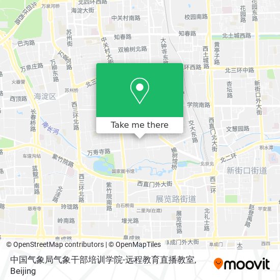中国气象局气象干部培训学院-远程教育直播教室 map