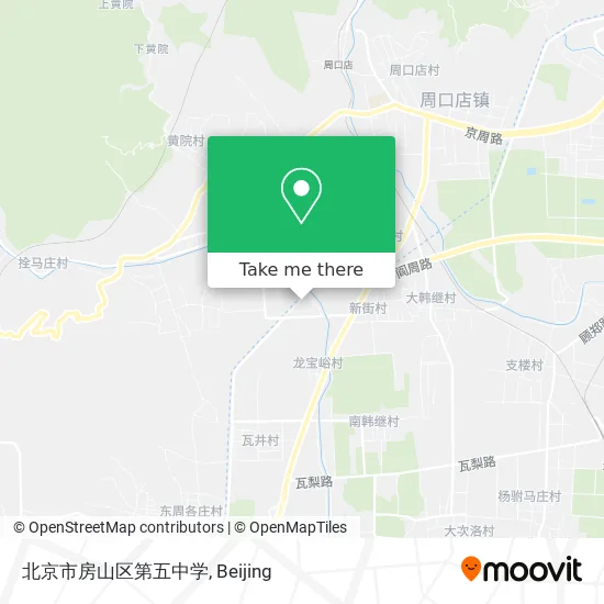 北京市房山区第五中学 map