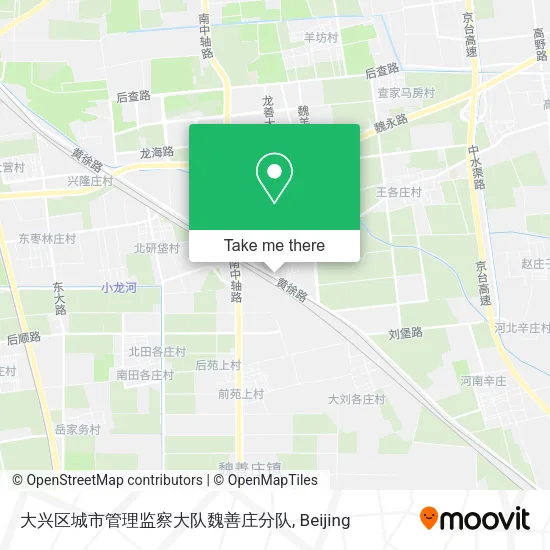 大兴区城市管理监察大队魏善庄分队 map