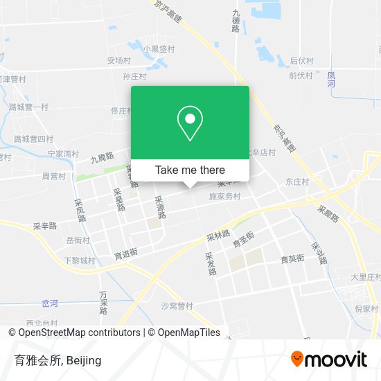 育雅会所 map